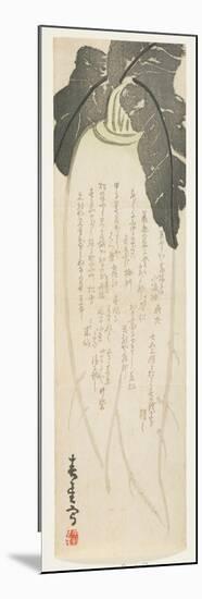 Daikon Radish, January 1864-Shunsei-Mounted Premium Giclee Print