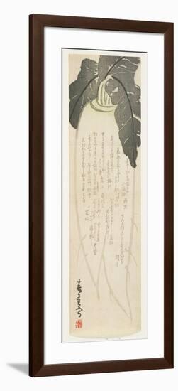 Daikon Radish, January 1864-Shunsei-Framed Giclee Print