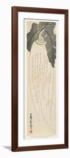 Daikon Radish, January 1864-Shunsei-Framed Giclee Print