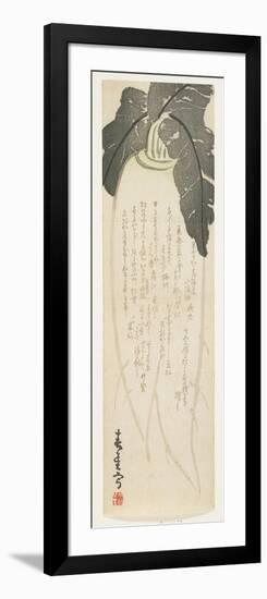 Daikon Radish, January 1864-Shunsei-Framed Giclee Print