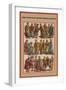 Daily Attire in XV Century, Holland and Belgium-Friedrich Hottenroth-Framed Art Print