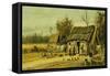 Daily Chores-William Aiken Walker-Framed Stretched Canvas