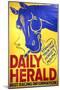 Daily Herald Best Racing Information, Advert, Straight from the Horse's Mouth-null-Mounted Art Print