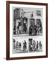 Daily Life in Brazil, from 'Travels in Brazil', Lithographed by Thierry Freres, 1839 (Litho)-Jean Baptiste Debret-Framed Giclee Print