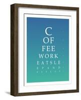 Daily Routine Eye Chart-null-Framed Art Print