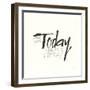 Daily Saying I-Chris Paschke-Framed Art Print