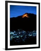 Daimonji-Yaki-null-Framed Premium Photographic Print