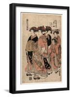 Daimonjiya Uchi Tagasode-Isoda Koryusai-Framed Giclee Print