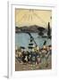 Daimyo Parade in Front of Mount Fuji, 1858-Valentin de Boulogne-Framed Giclee Print