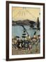 Daimyo Parade in Front of Mount Fuji, 1858-Valentin de Boulogne-Framed Giclee Print