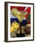 Daiquiri Cocktail and Cuban Flag, Caribbean-Nico Tondini-Framed Photographic Print