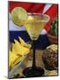 Daiquiri Cocktail and Cuban Flag, Caribbean-Nico Tondini-Mounted Photographic Print