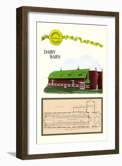 Dairy Barn-Geo E. Miller-Framed Art Print