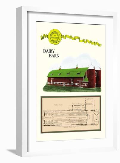 Dairy Barn-Geo E. Miller-Framed Art Print