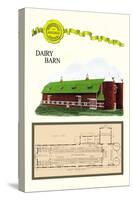 Dairy Barn-Geo E. Miller-Stretched Canvas