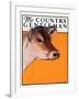 "Dairy Cow," Country Gentleman Cover, May 12, 1923-Charles Bull-Framed Giclee Print