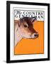 "Dairy Cow," Country Gentleman Cover, May 12, 1923-Charles Bull-Framed Giclee Print