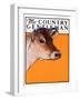 "Dairy Cow," Country Gentleman Cover, May 12, 1923-Charles Bull-Framed Giclee Print