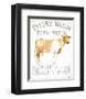 Dairy Farm burlap-Avery Tillmon-Framed Art Print