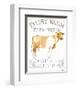 Dairy Farm burlap-Avery Tillmon-Framed Art Print