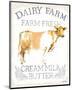 Dairy Farm burlap-Avery Tillmon-Mounted Art Print