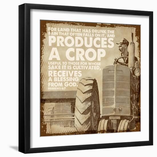 Dairy Farm-John Atherton-Framed Giclee Print