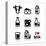 Dairy Products - Milk, Cheese Vector Icons Set-RedKoala-Stretched Canvas