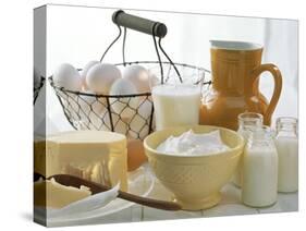 Dairy Still Life with Eggs-Eising Studio - Food Photo and Video-Stretched Canvas