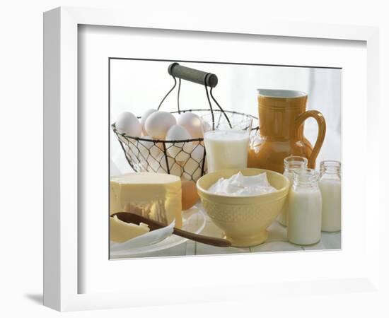 Dairy Still Life with Eggs-Eising Studio - Food Photo and Video-Framed Photographic Print