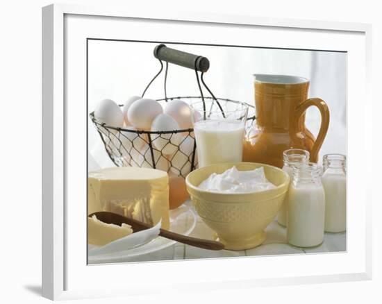 Dairy Still Life with Eggs-Eising Studio - Food Photo and Video-Framed Photographic Print