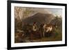 Dairymaids with cows, 1861-Michael Peter Ancher-Framed Giclee Print