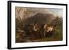 Dairymaids with cows, 1861-Michael Peter Ancher-Framed Giclee Print