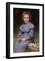 Daises-William Adolphe Bouguereau-Framed Art Print