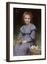 Daises-William Adolphe Bouguereau-Framed Art Print