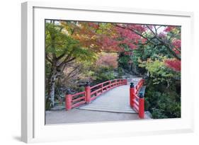 Daisho-In Temple in Autumn, Miyajima Island, Hiroshima Prefecture, Honshu, Japan, Asia-Christian Kober-Framed Photographic Print