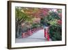 Daisho-In Temple in Autumn, Miyajima Island, Hiroshima Prefecture, Honshu, Japan, Asia-Christian Kober-Framed Photographic Print