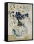 Daisies and Cornflowers in a Glass Bowl-Christopher Wood-Framed Stretched Canvas