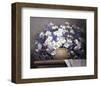 Daisies and Delphiniums-Victor Santos-Framed Giclee Print