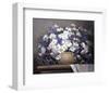 Daisies and Delphiniums-Victor Santos-Framed Giclee Print