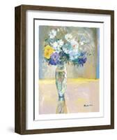 Daisies and Pansies, a Loose Bond-Christine Cohen-Framed Art Print