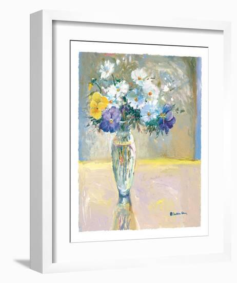 Daisies and Pansies, a Loose Bond-Christine Cohen-Framed Art Print