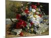 Daisies, Cornflowers and Poppies-Eugene Henri Cauchois-Mounted Photographic Print