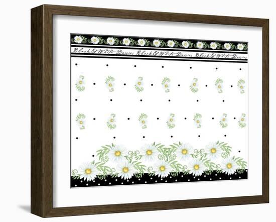 Daisies Gift Bag-Maria Trad-Framed Giclee Print