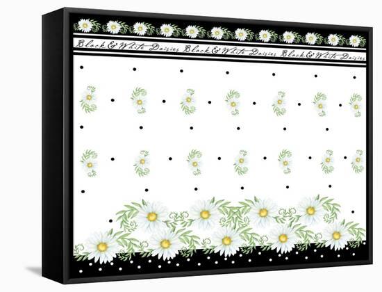 Daisies Gift Bag-Maria Trad-Framed Stretched Canvas