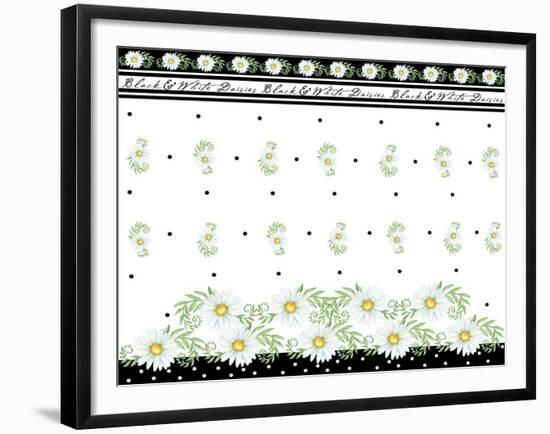 Daisies Gift Bag-Maria Trad-Framed Giclee Print