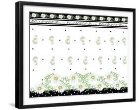 Daisies Gift Bag-Maria Trad-Framed Giclee Print