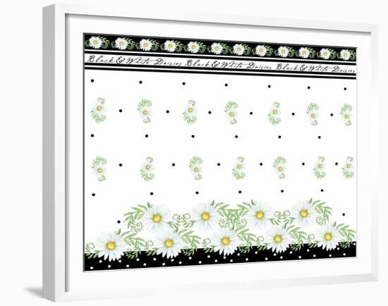 Daisies Gift Bag-Maria Trad-Framed Giclee Print