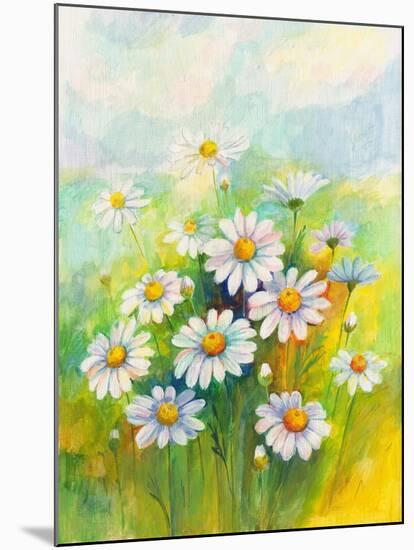 Daisies in a Flower-ZPR Int’L-Mounted Giclee Print