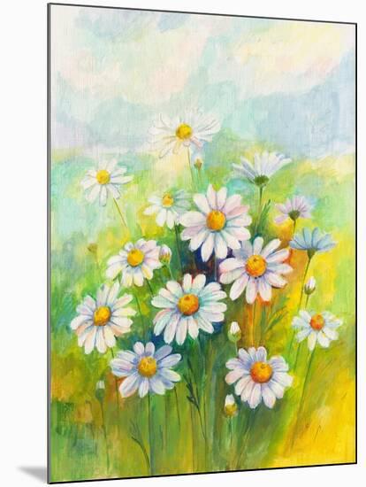 Daisies in a Flower-ZPR Int’L-Mounted Giclee Print