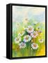 Daisies in a Flower-ZPR Int’L-Framed Stretched Canvas